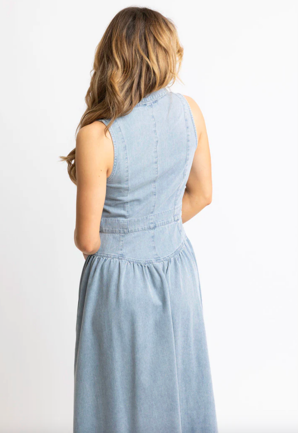 Karlie 80s Maxi Shirt Dress