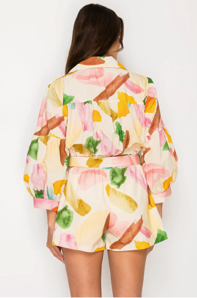 Meet Me Nympha Bloom Romper