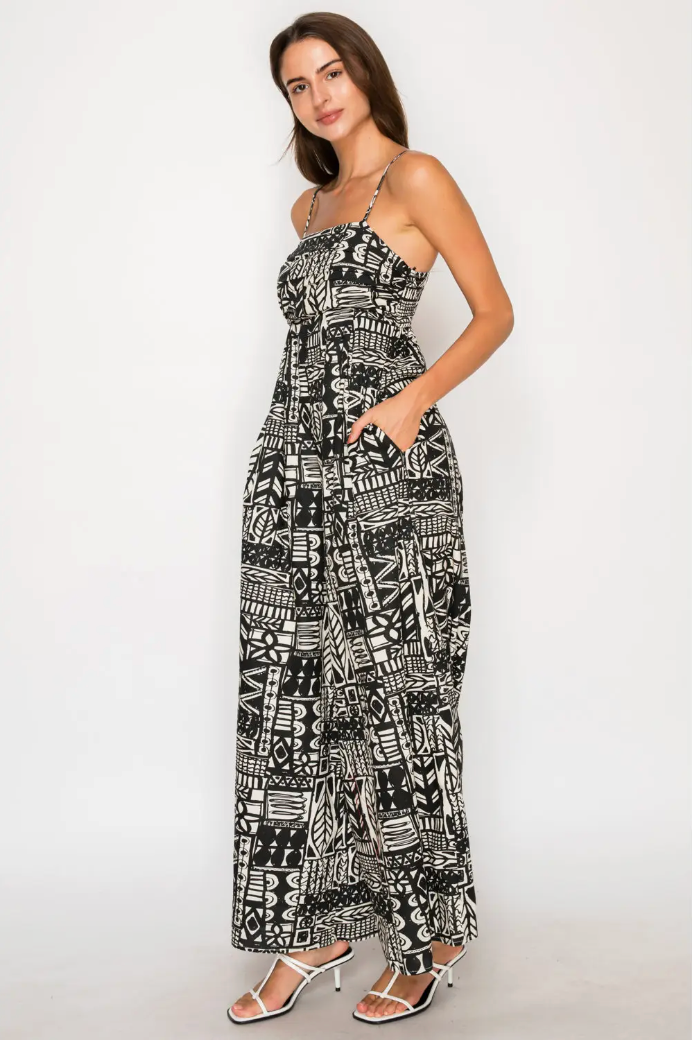 Meet Me Nysa Ink Jumpsuit