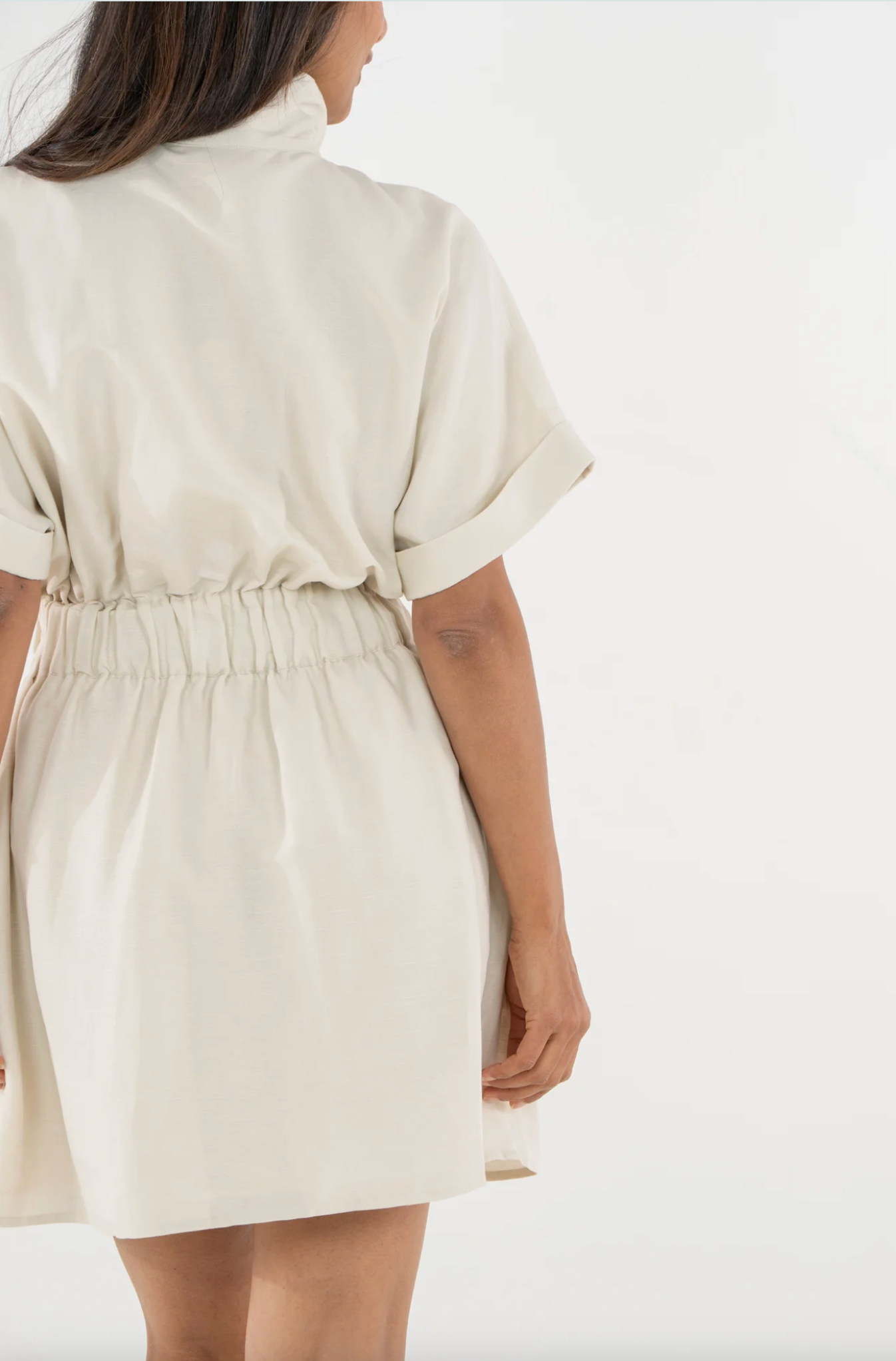 Emily McCarthy Pullover Dress- Sandshell