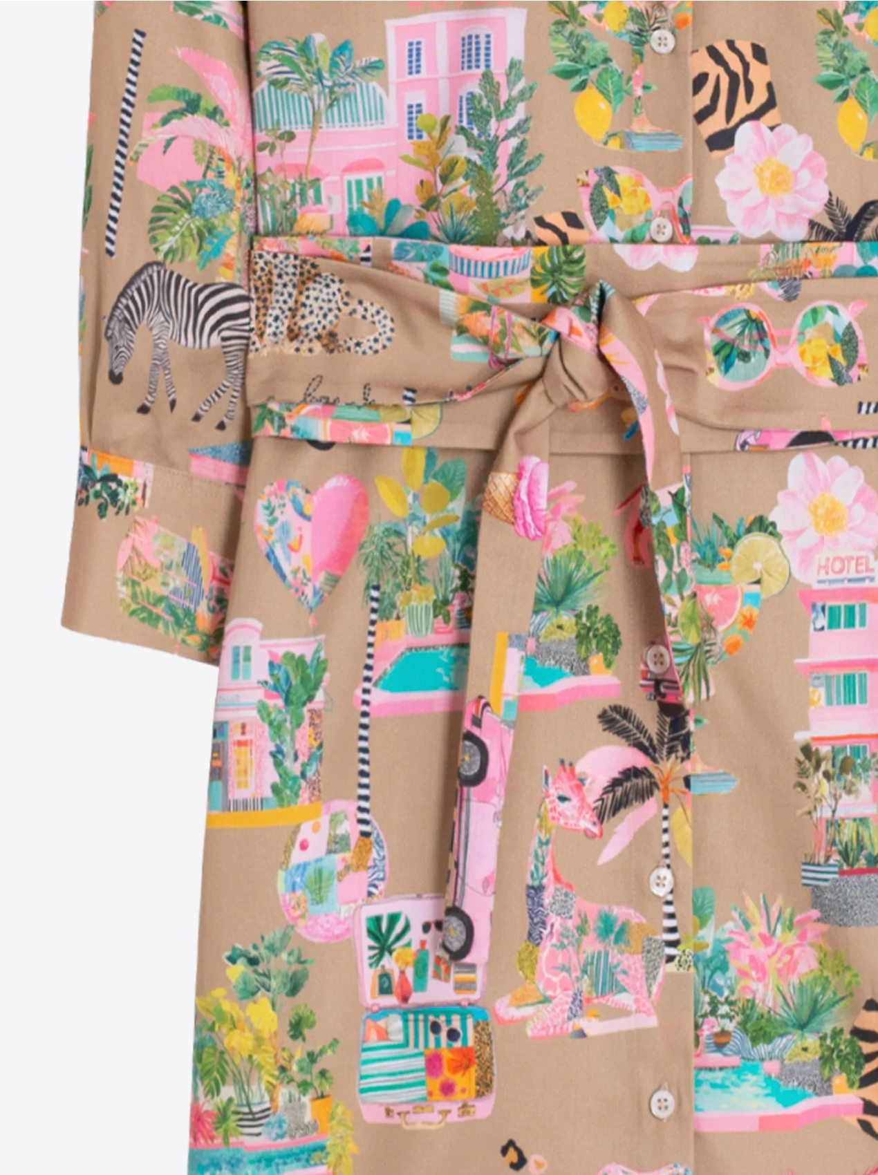 Vilagallo California Beige Long Dress