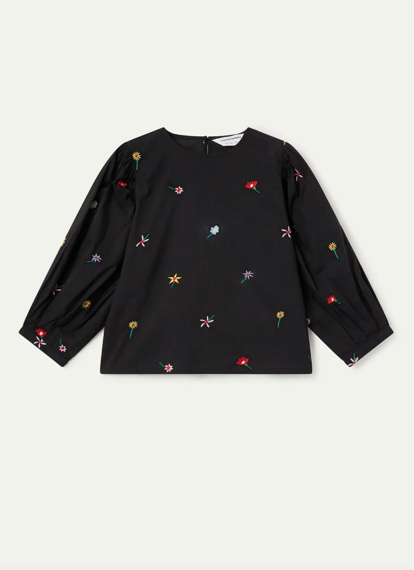 Compania Floral Embroidered Top