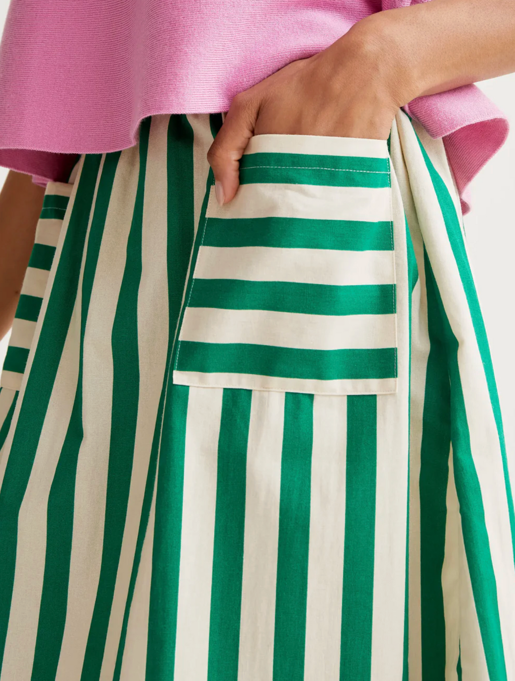 Compania Stripe Skirt