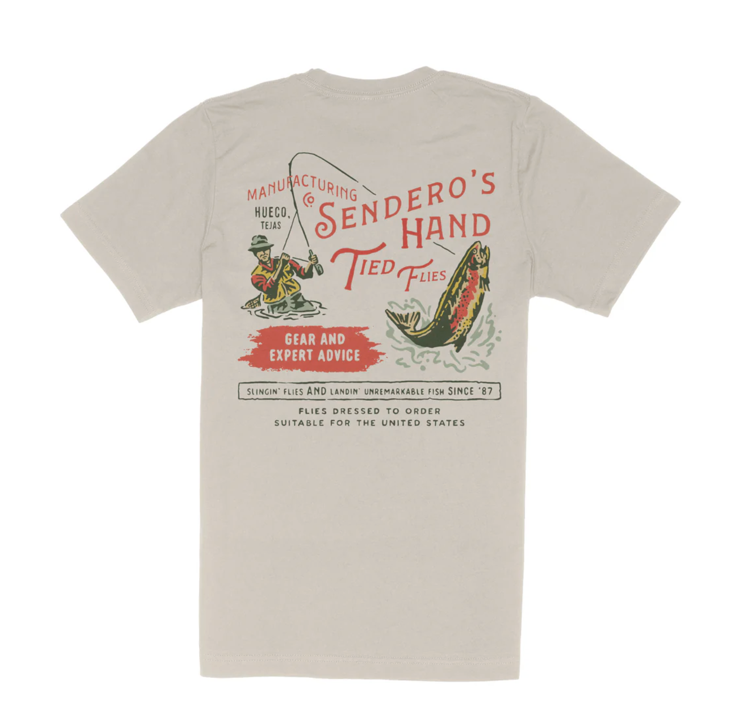 Sendero Hand Tied Flies Tee