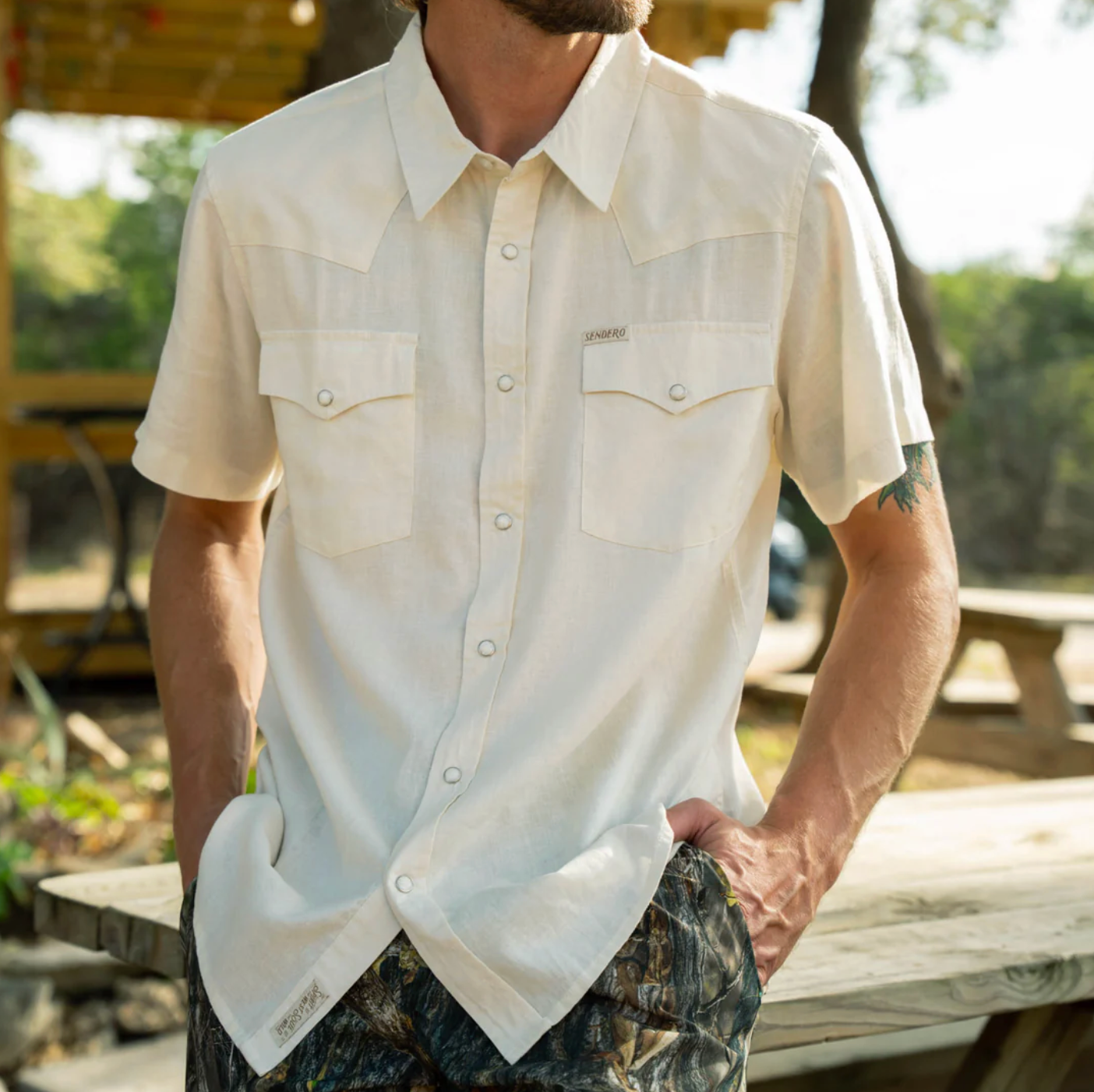Sendero Wyatt Pearl Snap Shirt