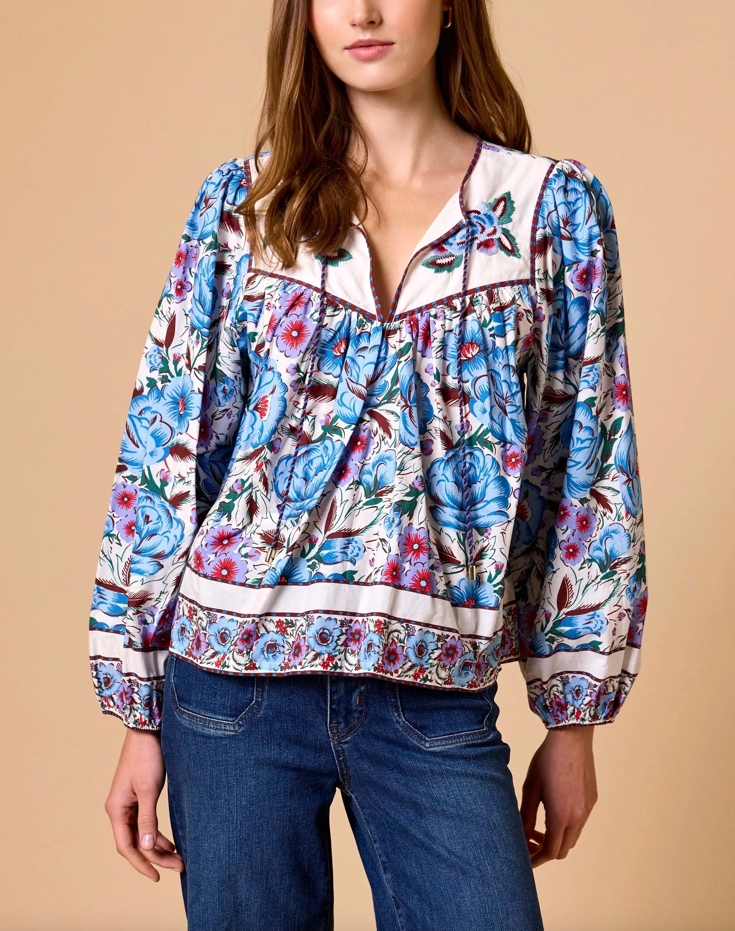 Cleobella Laura Blouse- Fluora