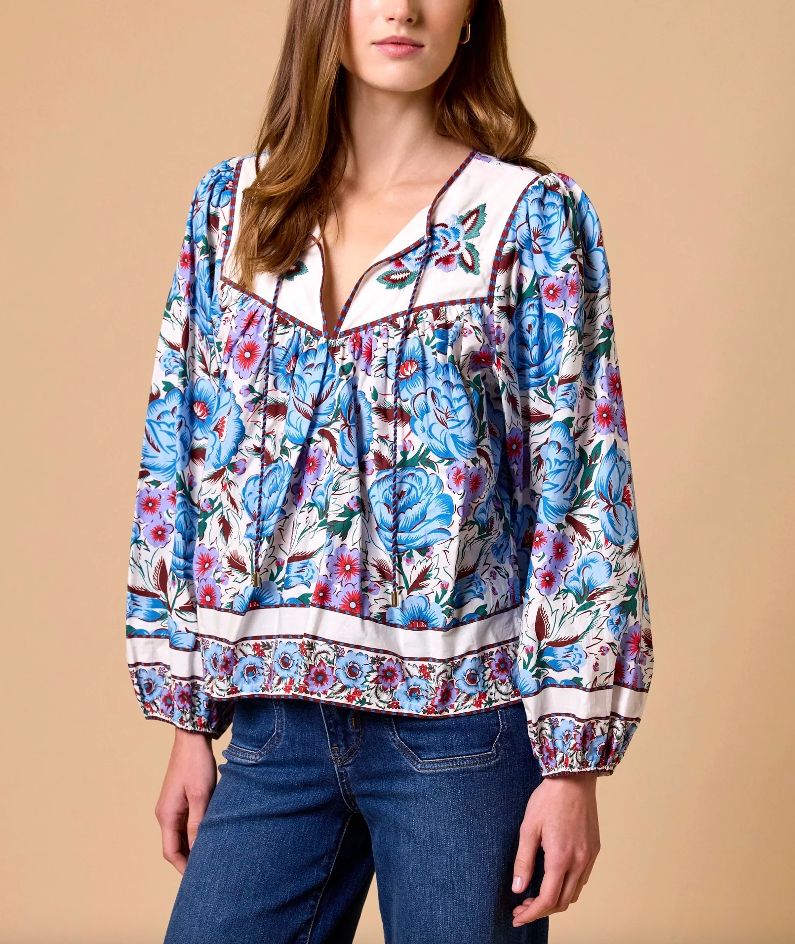 Cleobella Laura Blouse- Fluora