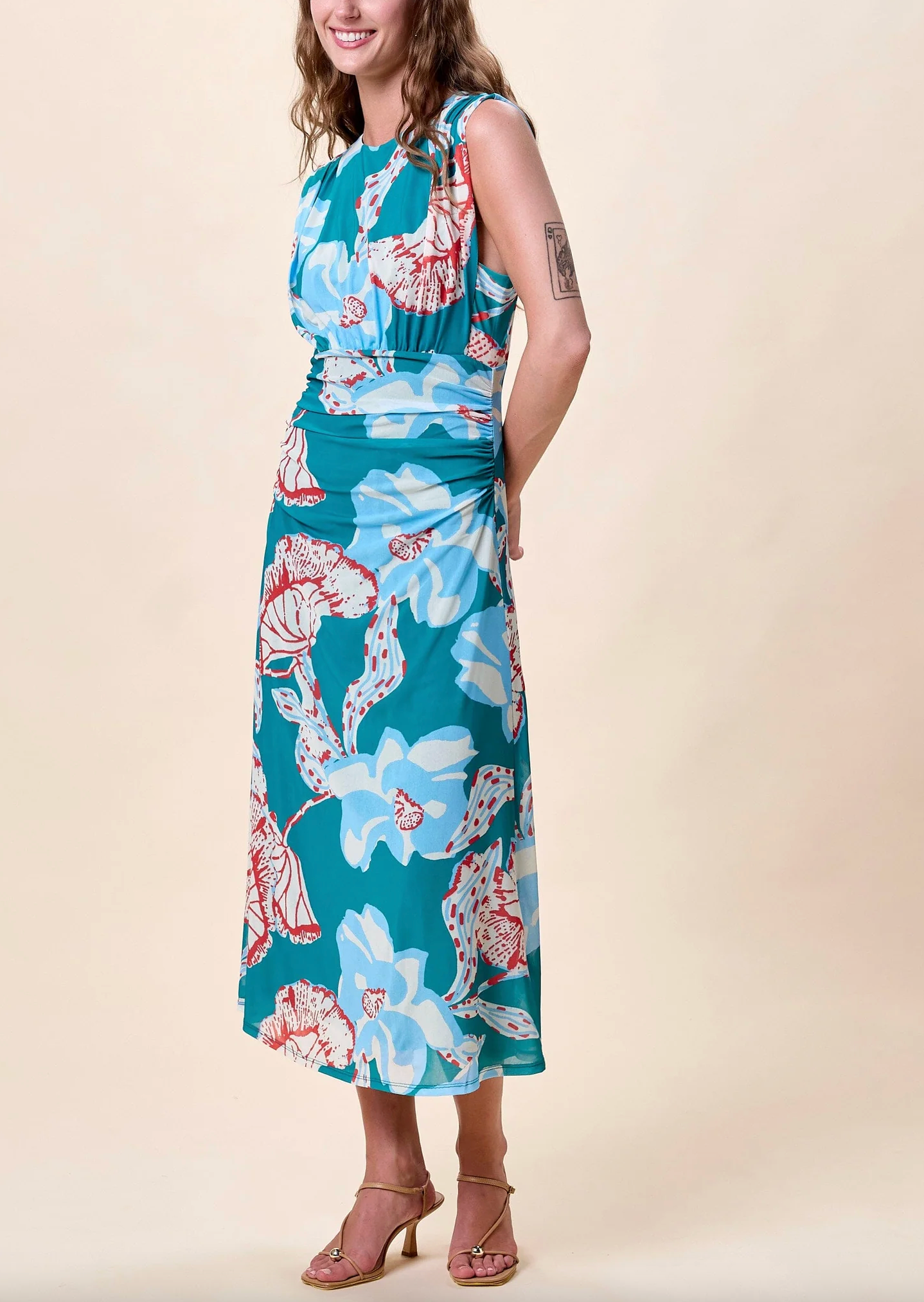 Cleobella Joelle Midi Dress- La Rouge