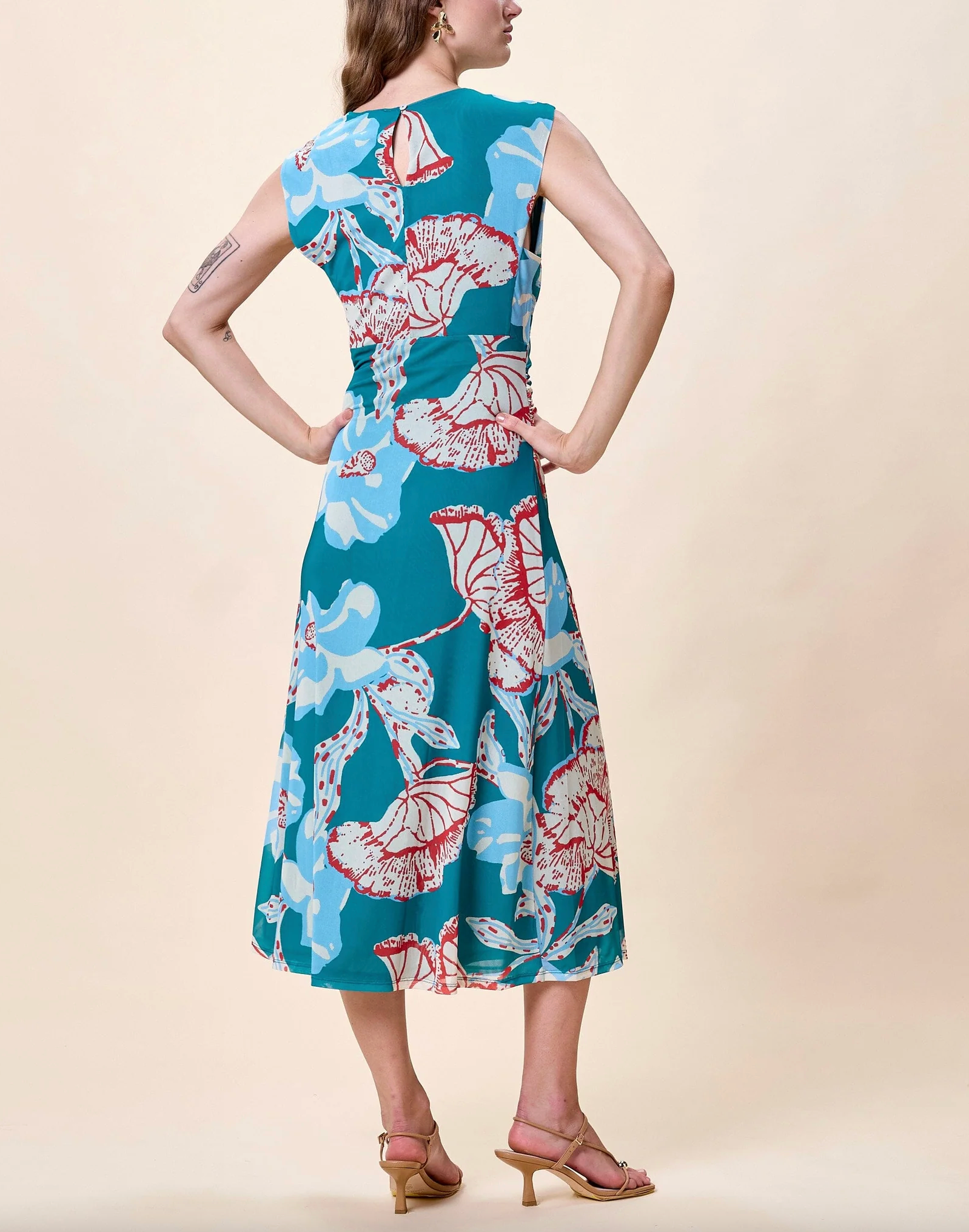 Cleobella Joelle Midi Dress- La Rouge