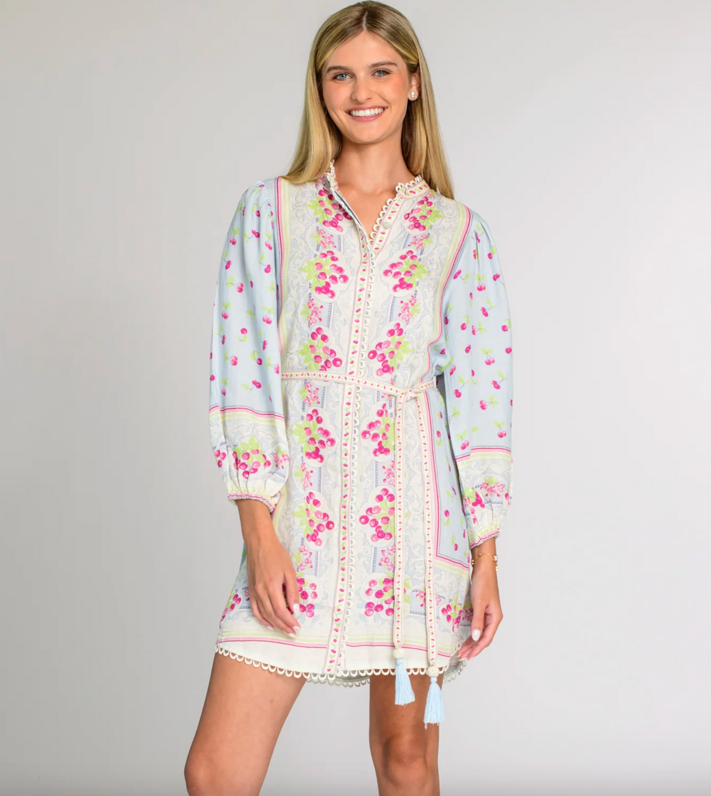 Elizabeth James Sadie Dress- Cherries