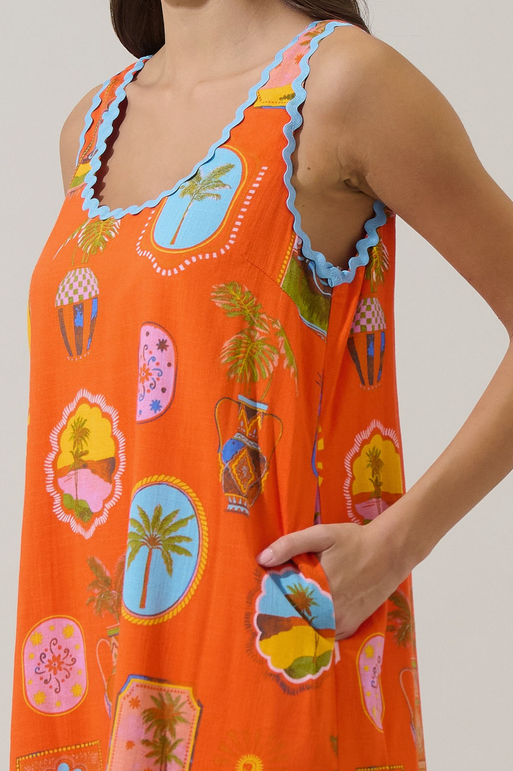 SL Maury Postcard Shift Dress