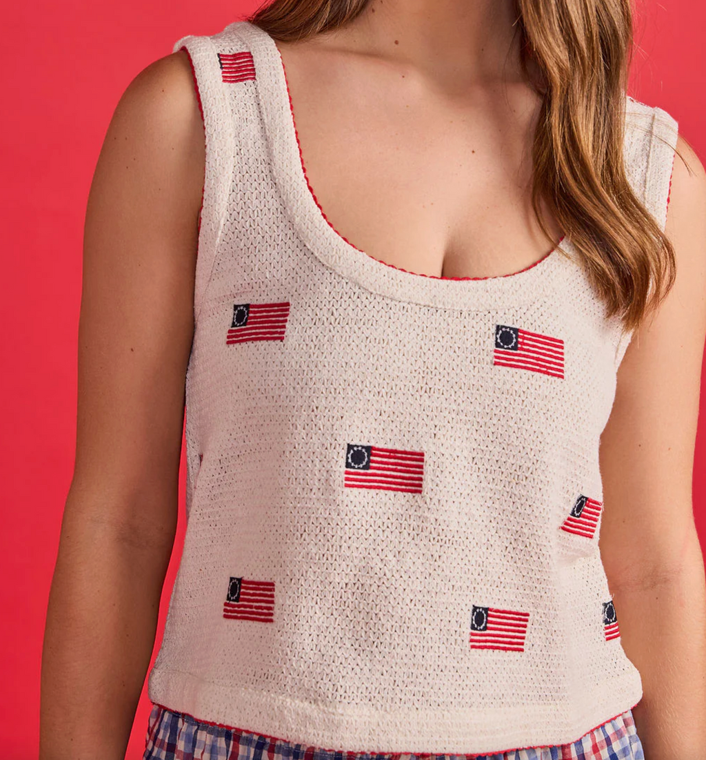 Double A Roxy Top- Betsy ross