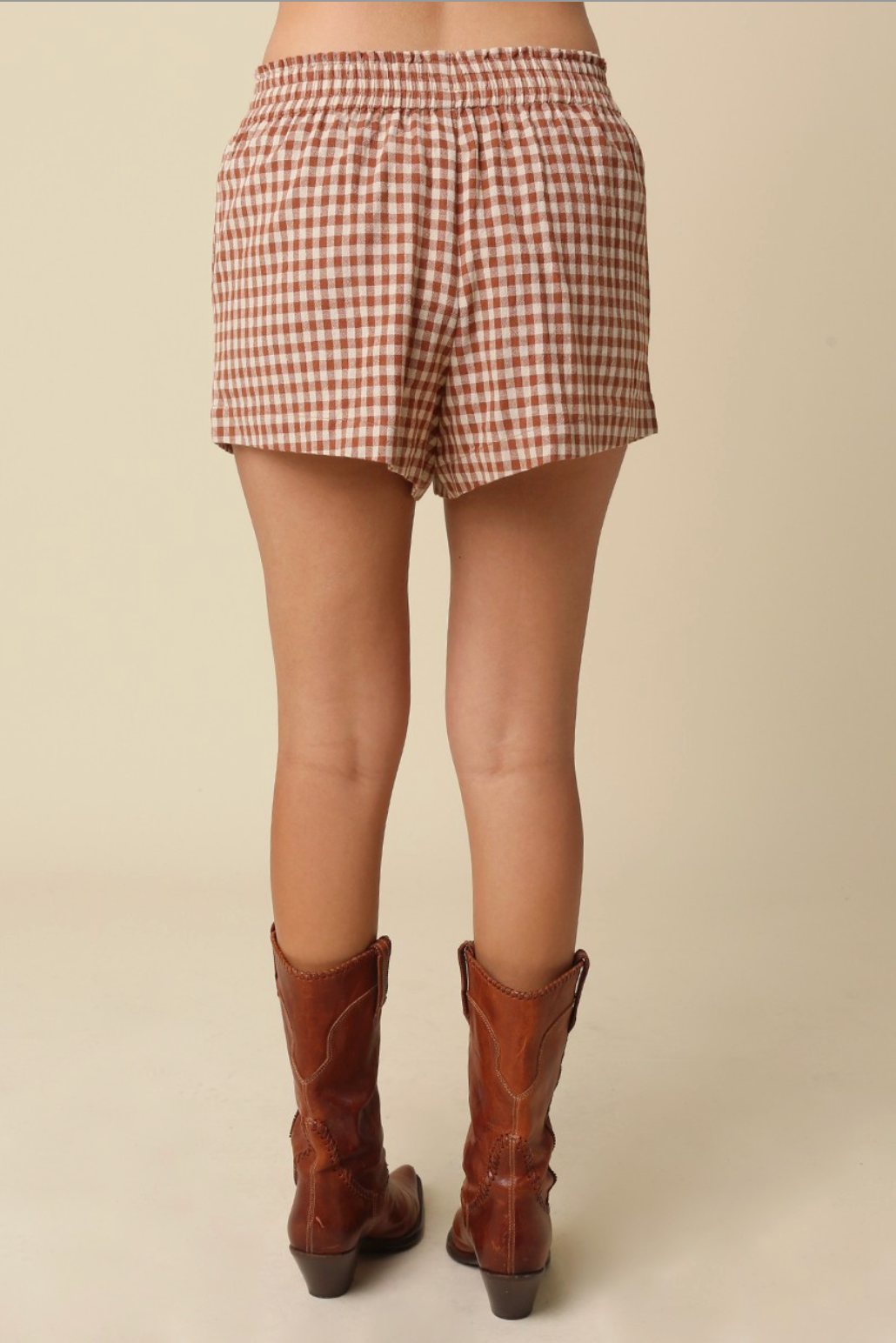 Oliv Sophie Gingham Shorts