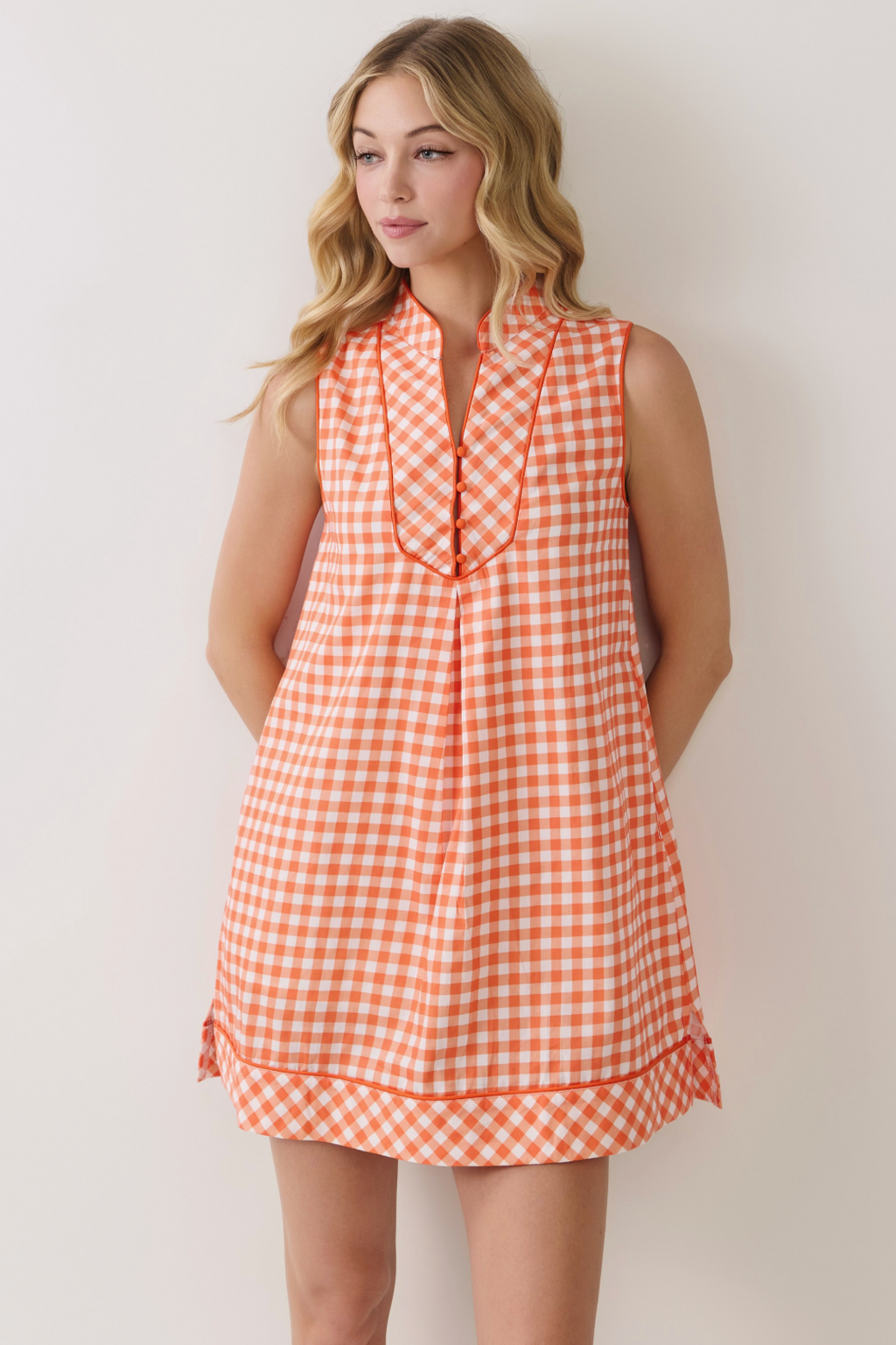 TC Gingham Gameday Dress