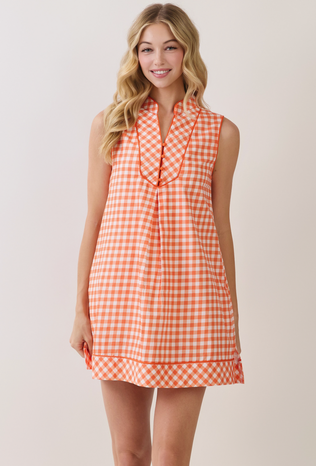 TC Gingham Gameday Dress