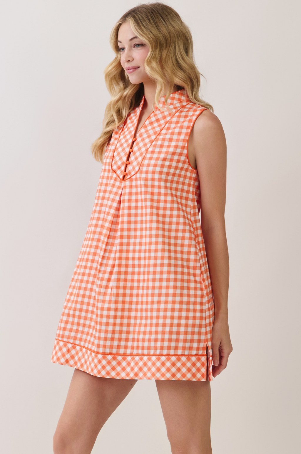 TC Gingham Gameday Dress