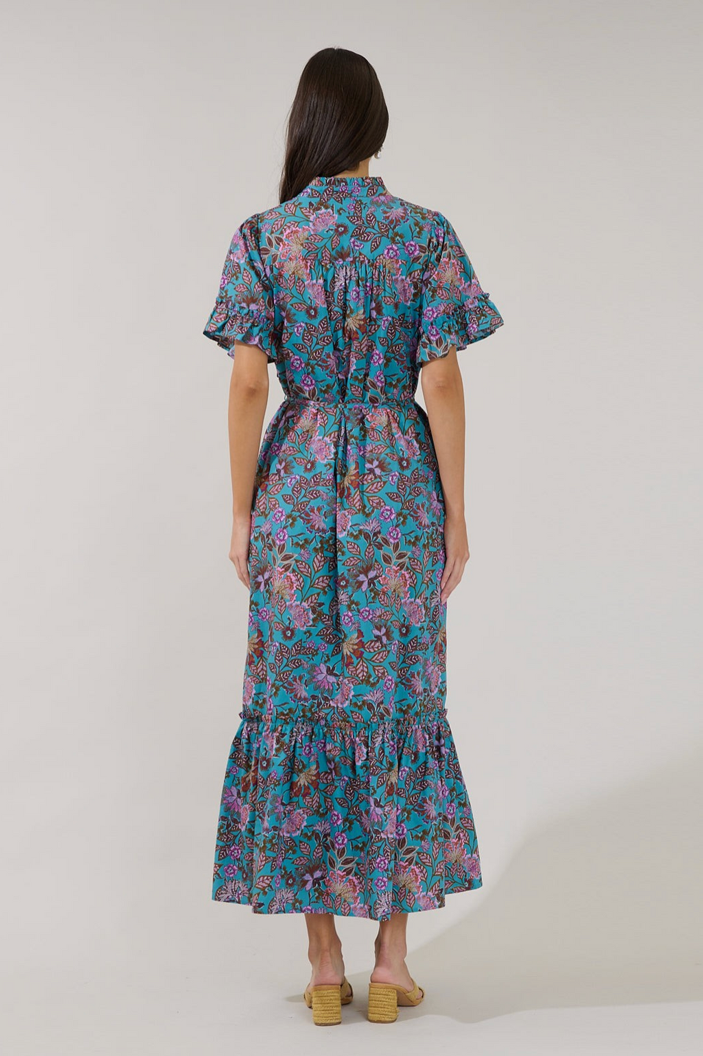 SL Alna Button Up Floral Midi