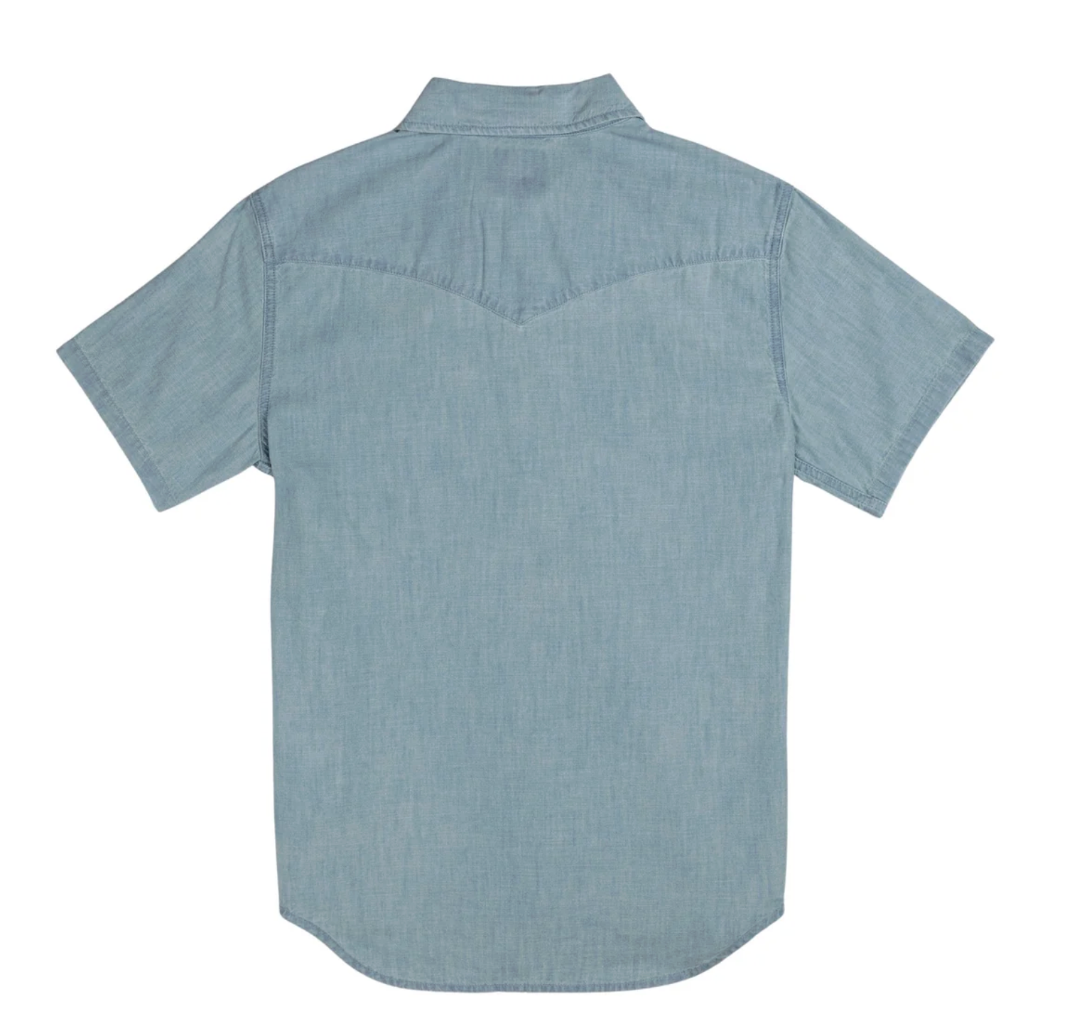 Sendero Wyatt Pearl Snap Short Slv- Indigo
