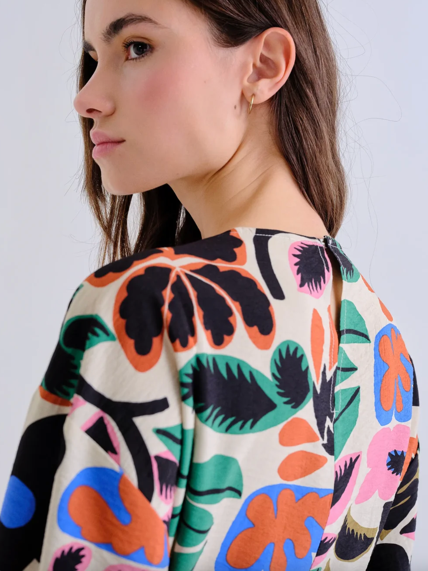Compania Cinch Waist Floral Dress