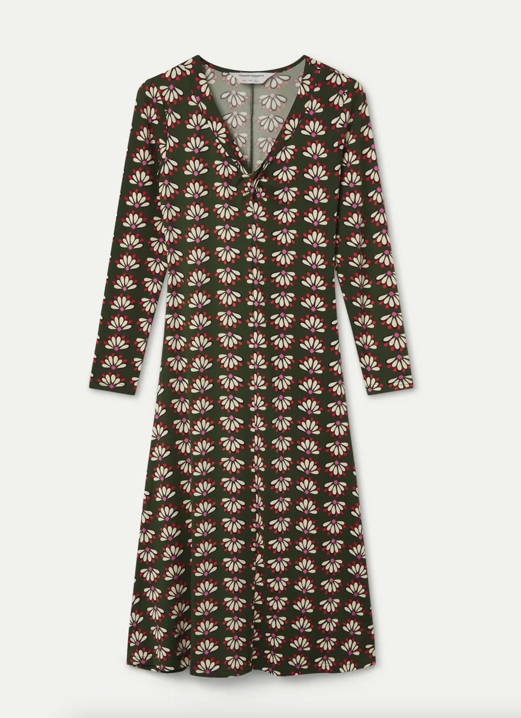 Compania Geo Floral Knit Dress