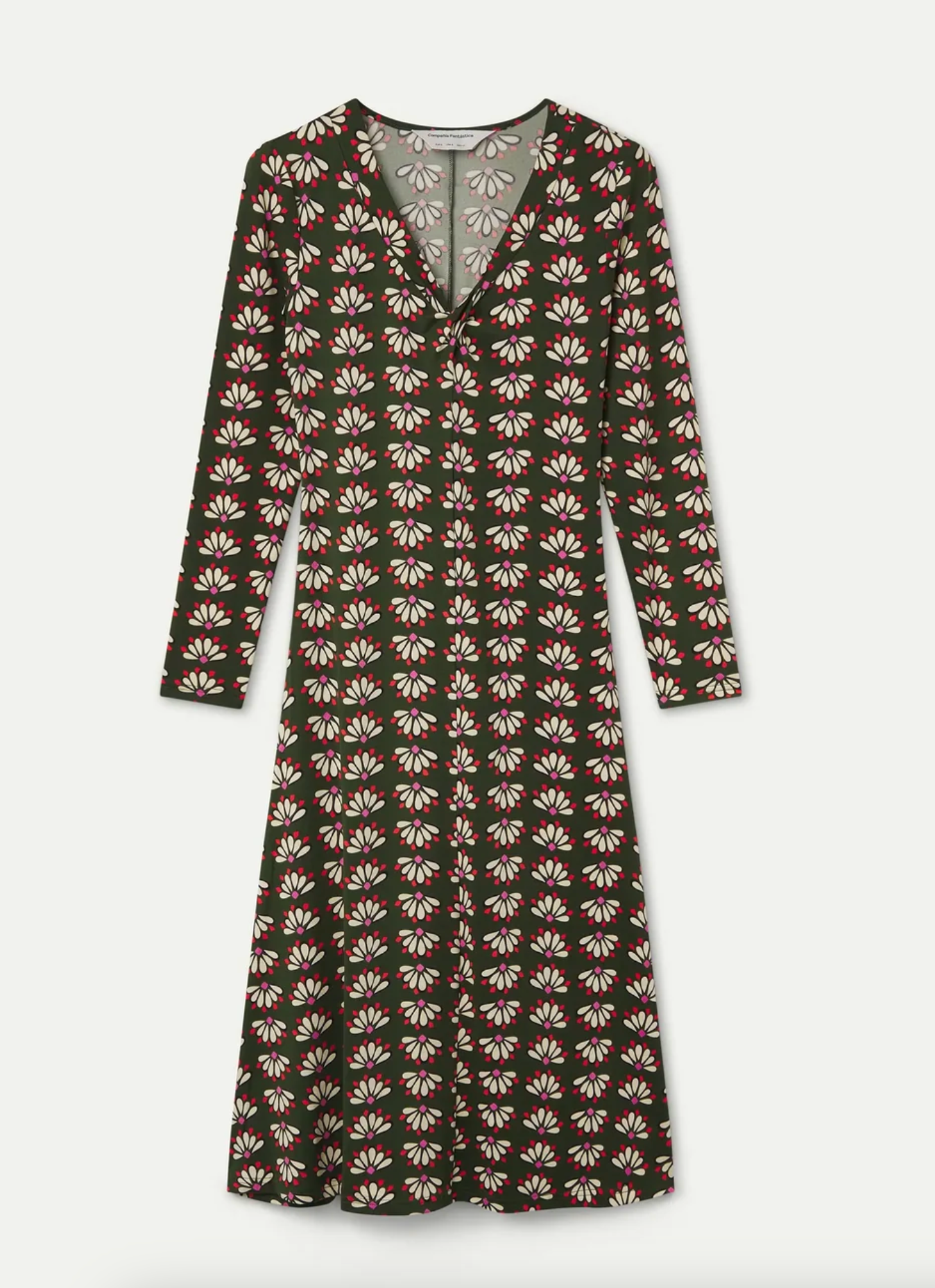 Compania Geo Floral Knit Dress