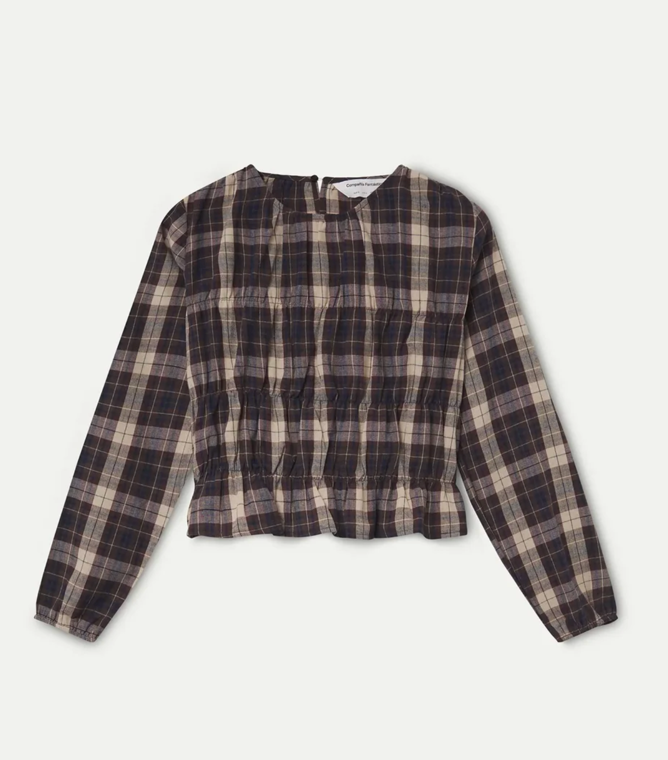Compania Plaid Cinch Shirt
