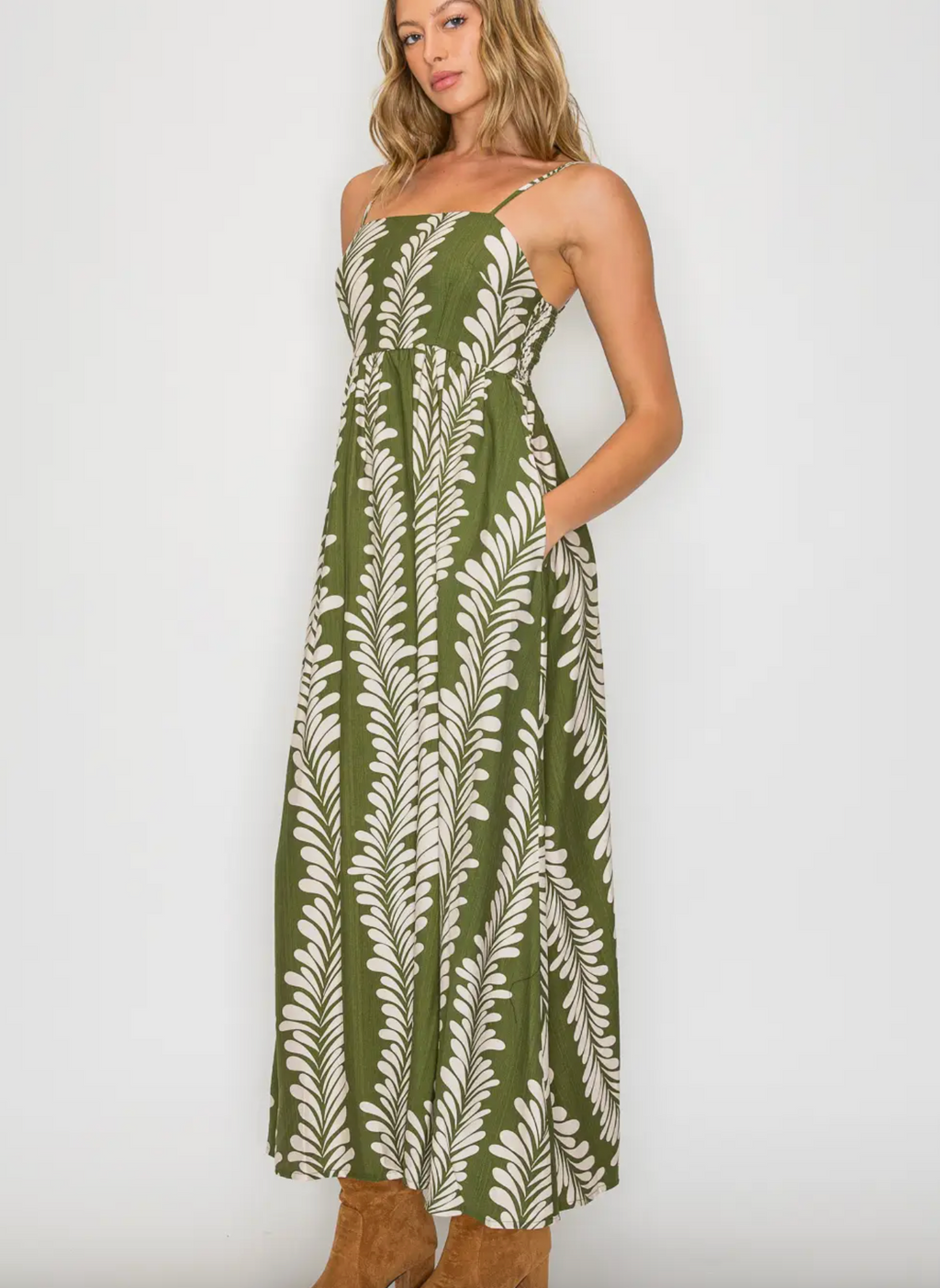 Meet Me Leaf Cascade Maxi