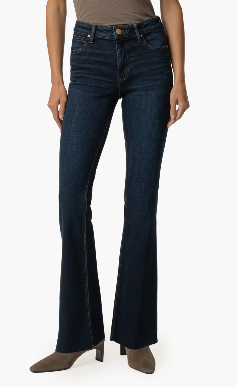 KUT Ana High Rise Flare- Wave