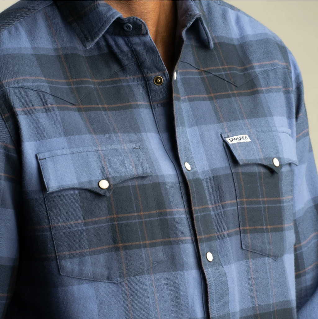 Sendero Durango Flannel- Woodrow Plaid