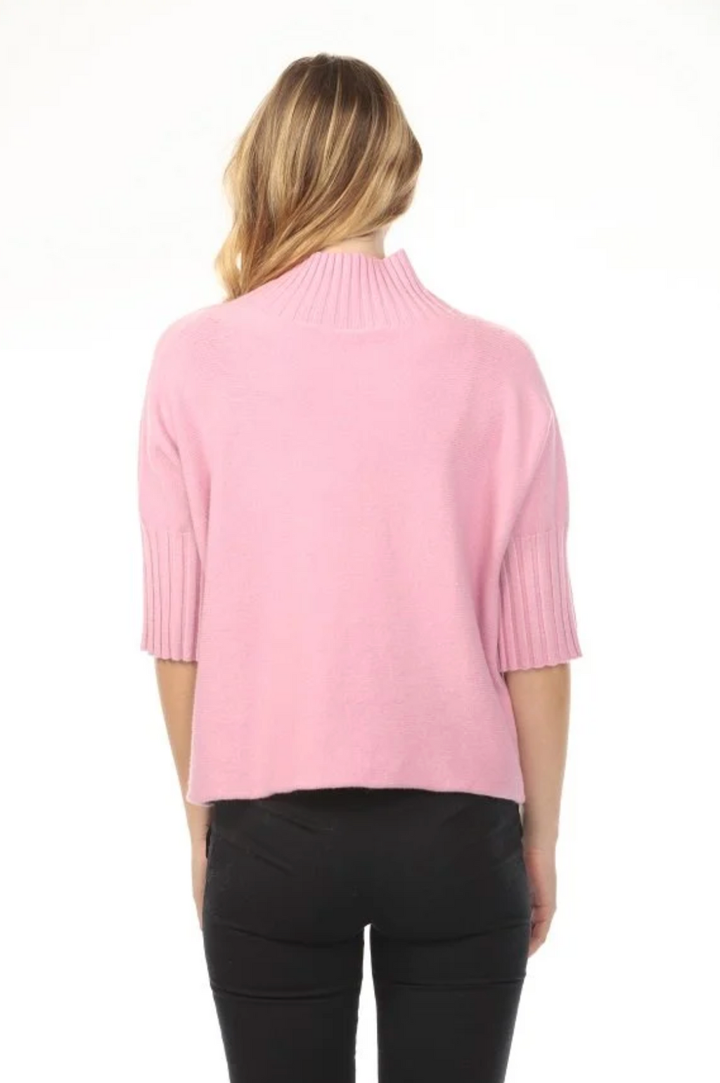 Rain & Rose Mock Neck Sweater