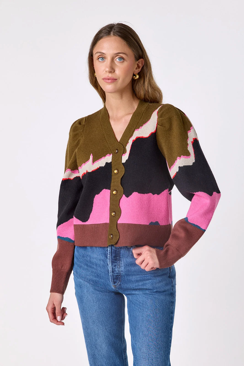 Crosby Jude Cardigan- Portoro