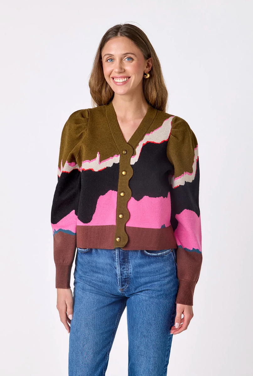 Crosby Jude Cardigan- Portoro