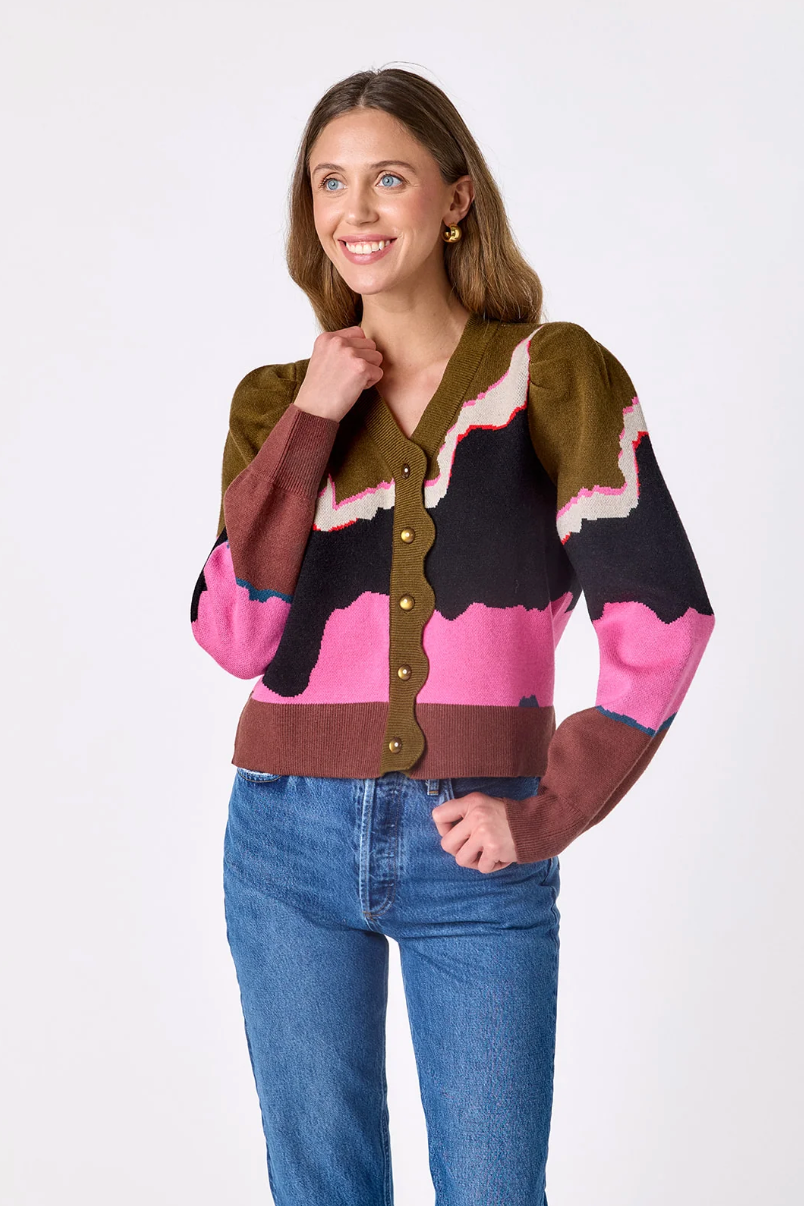 Crosby Jude Cardigan- Portoro