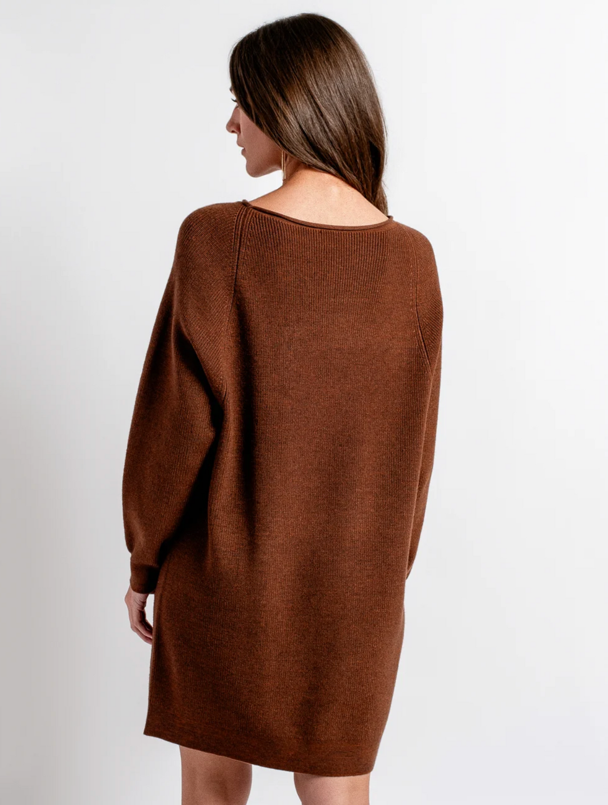 Kerisma Asima Sweater Dress- Brownie