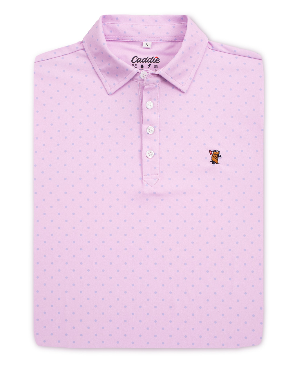 Fieldstone Caddie Pink Lotus Performance Polo