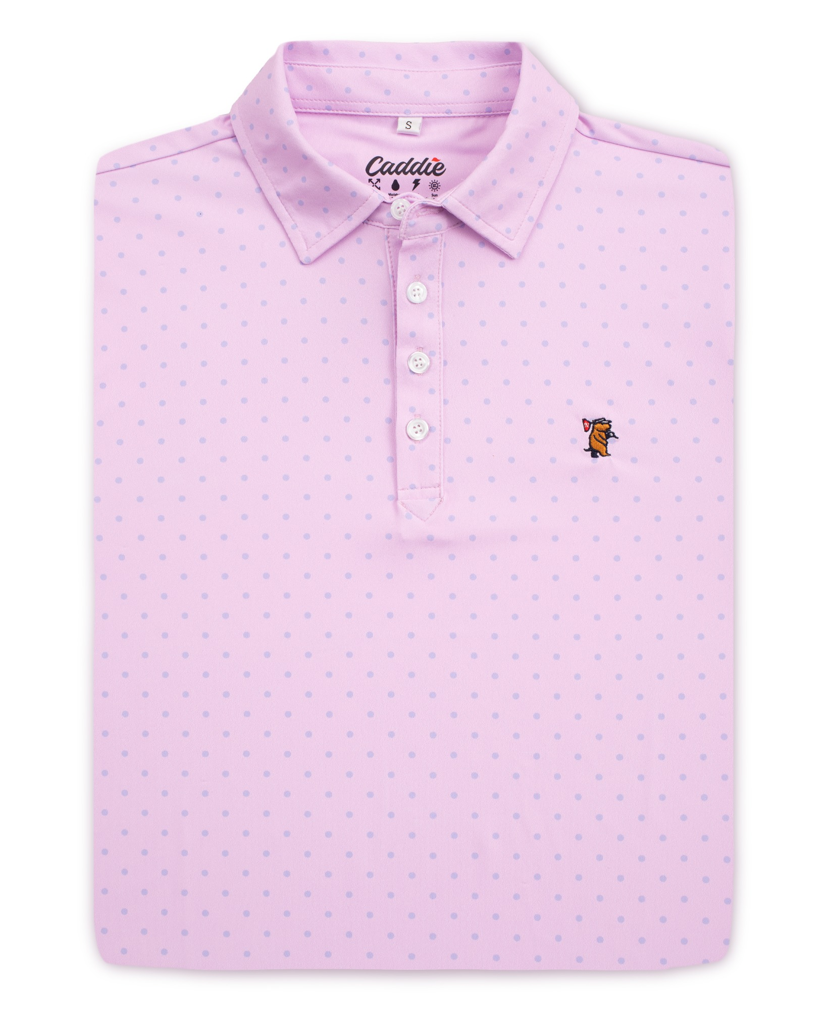 Fieldstone Caddie Pink Lotus Performance Polo
